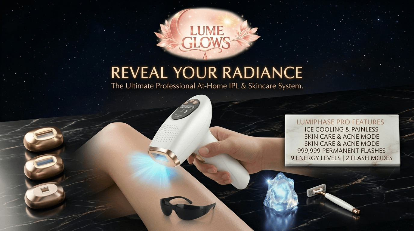 Close up of clear skin after treating stubborn ingrown hairs on thighs using Lume Glows IPL device
