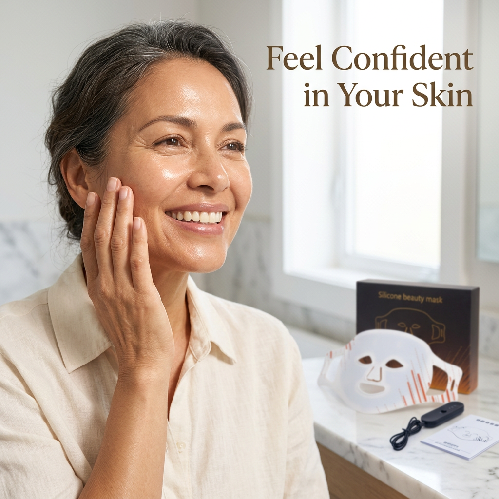 The LumeGlow LED Therapy Mask™ Clinical-Grade Light Therapy for Radiant, Youthful Skin