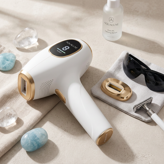 IceGlow IPL Hair Removal Device – At-Home Painless Laser Hair Removal System with Ice Cooling Technology, 999,999 Flashes & 9 Energy Levels for Full Body Use