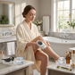 IceGlow IPL Hair Removal Device – At-Home Painless Laser Hair Removal System with Ice Cooling Technology, 999,999 Flashes & 9 Energy Levels for Full Body Use