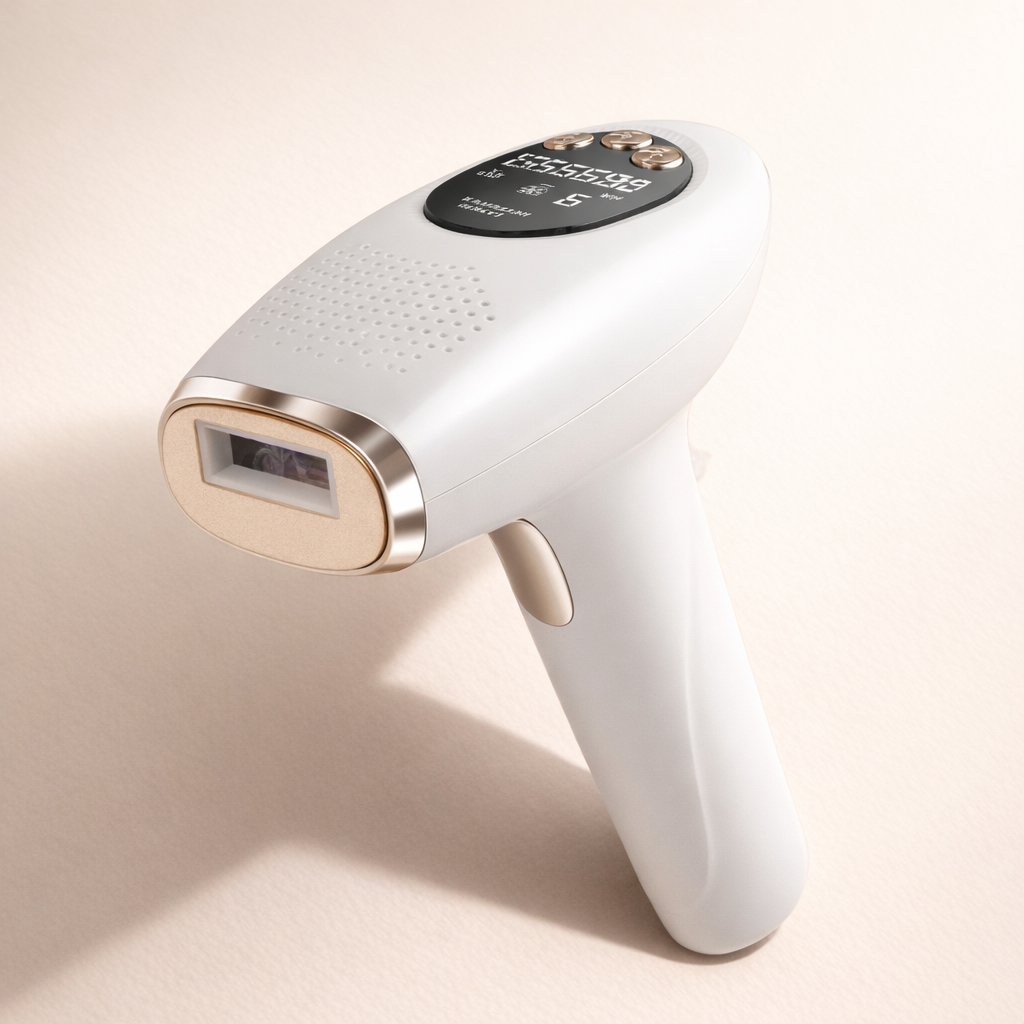 IceGlow IPL Hair Removal Device – At-Home Painless Laser Hair Removal System with Ice Cooling Technology, 999,999 Flashes & 9 Energy Levels for Full Body Use