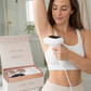 IPL hair removal underarm use LumeGlow device results