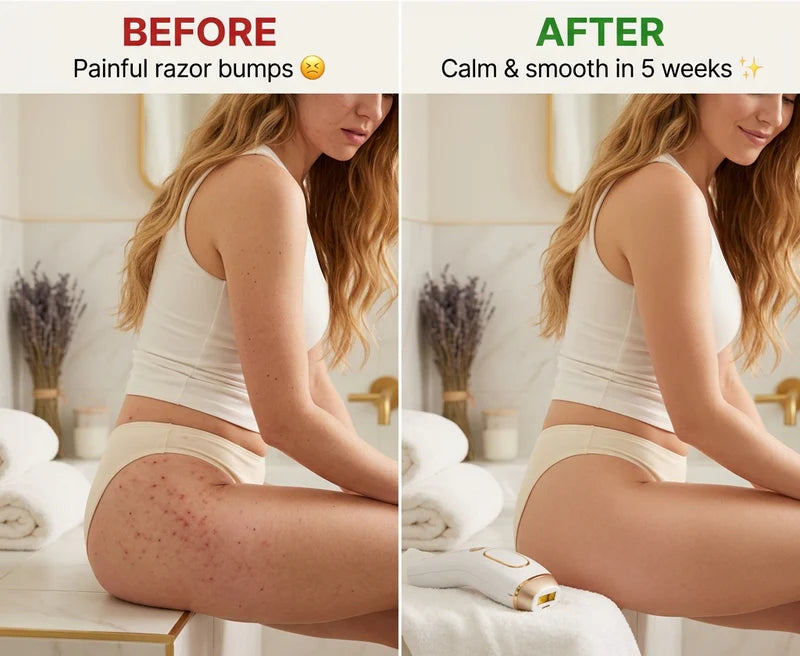 Lume Glows sleek at home IPL device for busy moms needing quick hair removal