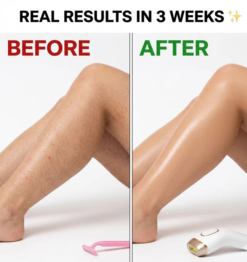 Safe at home laser hair removal for women's facial hair using Lume Glows