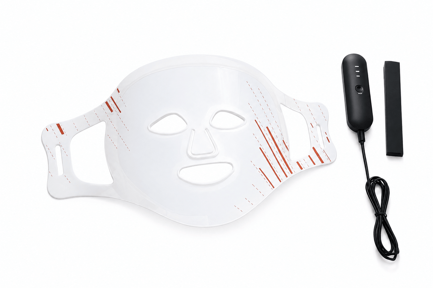 LumeGlow LED face mask with red light therapy for an at-home skincare routine and healthy looking skin